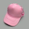 Simple Solid Plaid Camouflage Color Baseball Hats New Unisex Sunshade Color Block Breathable Casual Versatile Mesh Trucker Caps