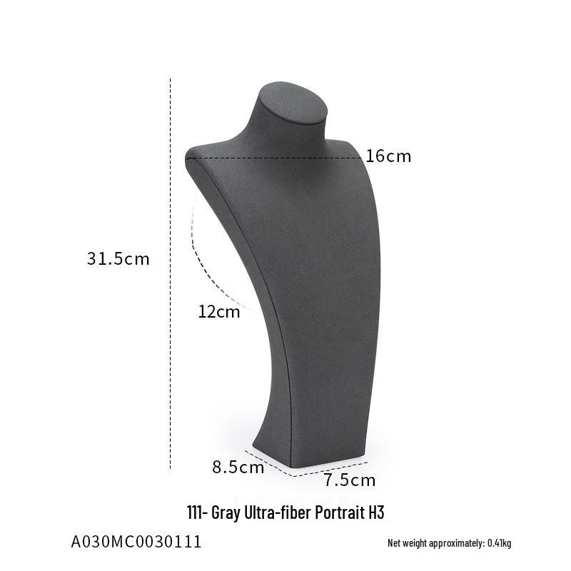 Weiyuanpeng Ultra-fiber Mannequin Necklace Display Stand