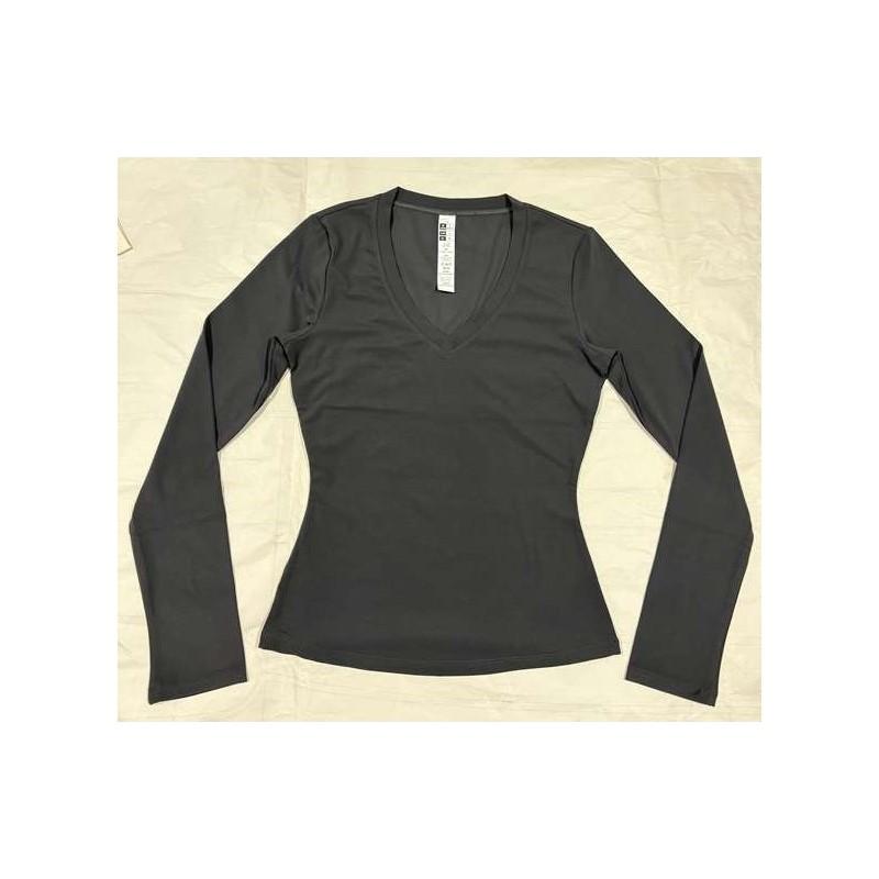 Womens Long Sleeve Yoga Shirt With Breathable Nylon Fabric For Fitness And Running