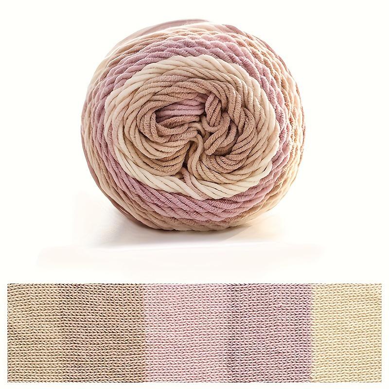 2025 New 4-Color Rainbow Yarn, 5-Strand Milk Fiber for DIY Projects