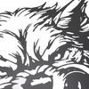 Fierce Wolf Head Wall Art Wrought Iron Roaring Wolf Wall Hanging Decoration for Living Room Bedroom Office