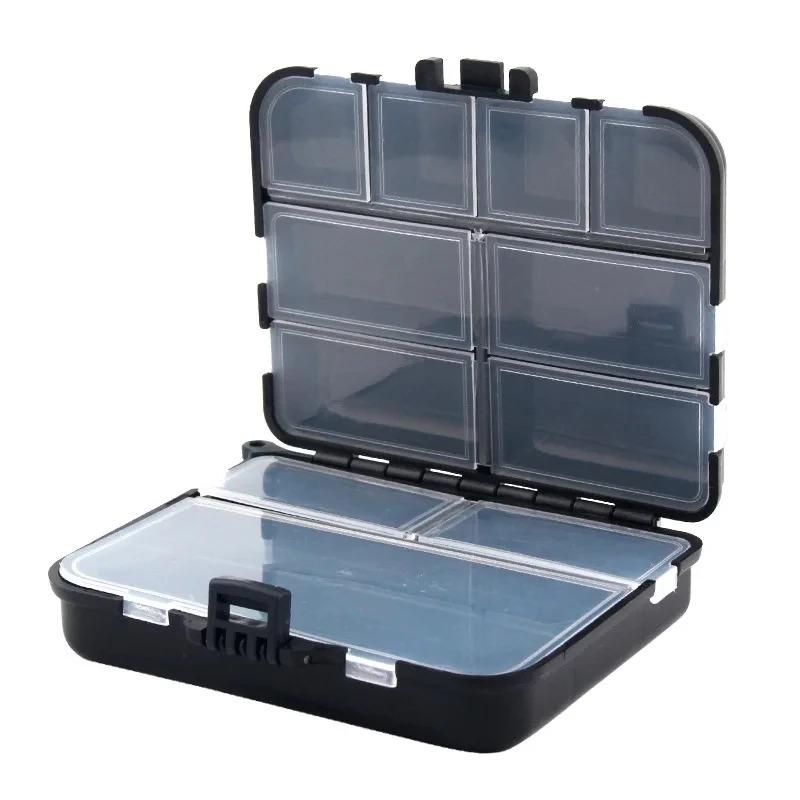 

Gear Box Fishing Accessories Box Double Sided Fishing Parts Storage Bait Box Fish Hook Carp Accessories Storage Box Large чёрный