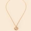 Womens Light Luxury Niche Design Shell Pearl Pendant Necklace Elegant Versatile Chain