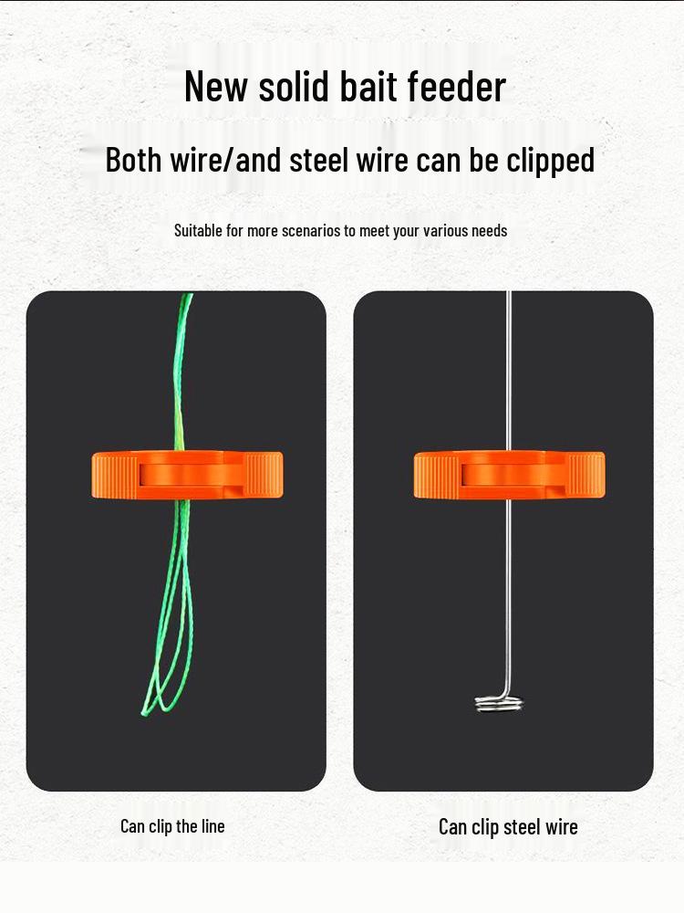 Sea Rod Carp Hook & Bait Feeder Set - Complete Accessories for Bighead Carp Fishing