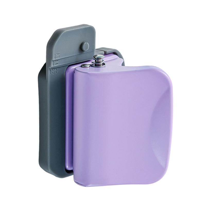 Plastic 6 Hole Paper Hole Puncher 10 Sheets Capacity Effortless Punching