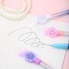 16 Stück Lebendiger Schmetterlings-Glitzer-Pailletten-Stift 0,5 mm Schwarz Modisches Glattes Schreibgefühl, Perfekt für Schüler-Schreibwaren, Partygeschenke Zurück zur Schule