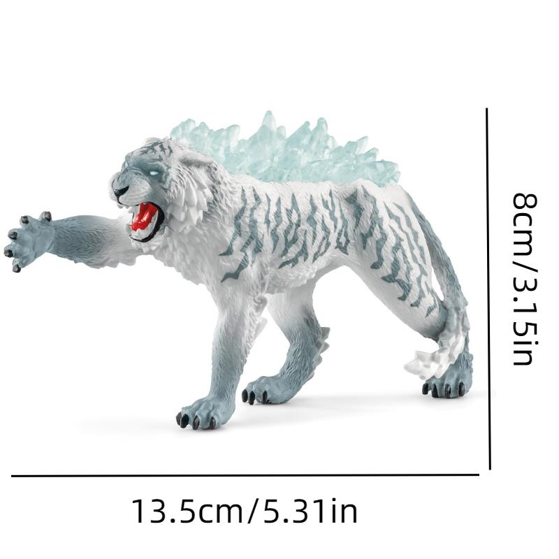 

Schleich Eldrador Ледяной Тигр Фигурка ПВХ Кукла Ребенок Модель Животного Игрушка Украшение для Дома