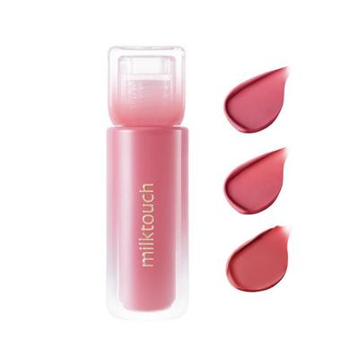 MilkTouch DewStain Sheer Lipgloss 02 Bubbly Pink  03 Peony Rain  06 Rose de Muire 4g