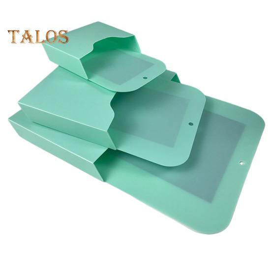 Magnetic File Holder Storage Box Solid Color Large Capacity Full Size Magnetic Pocket Wall Hanging File Organizer