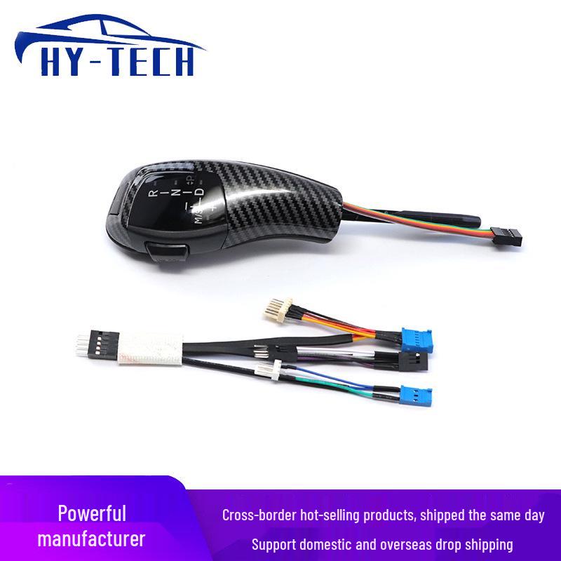 BMW E39 E46 E90 E92 Kohlefaser LED Elektronischer Gangschalthebel Modifikation