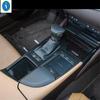 Carbon Fiber Look Car Gear Shift Storage Box Control Decor Panel Cover Trim For Lexus ES 2018 -  Interior Refit Accessories