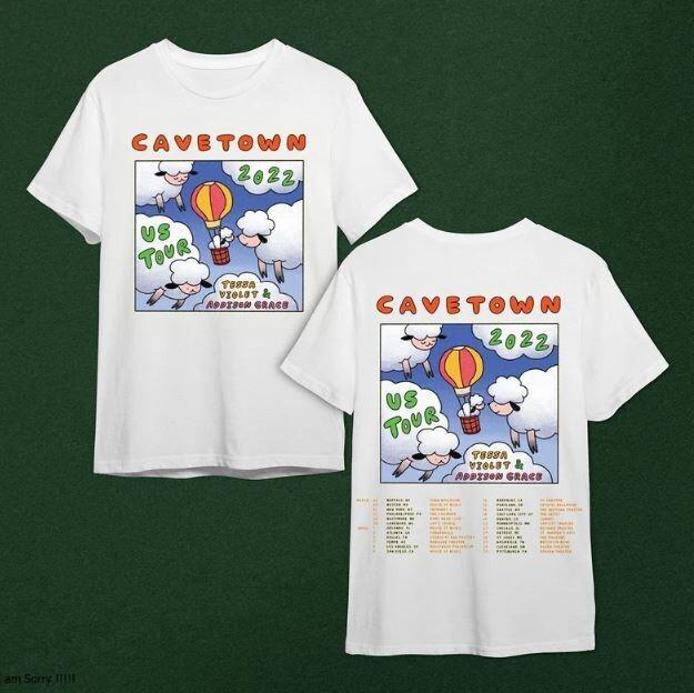 

2 SIDES CaveTown, CaveTown tour dates Shirt, Music tour 2022 M