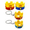 Kronnyckelring för Royale Spelälskare 3D-printad Kronryggsäckshänge Spelare Nyckelringstillbehör för Fans Samlare