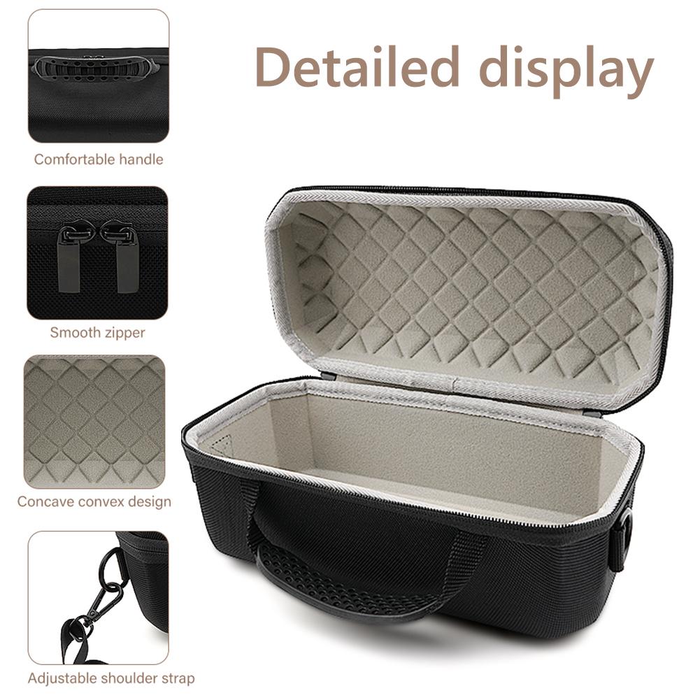 Hard EVA Travel Box with Adjustable Shoulder Strap Carrying Case Shoulder Bag for JBL Charge 6 Audio Organizer