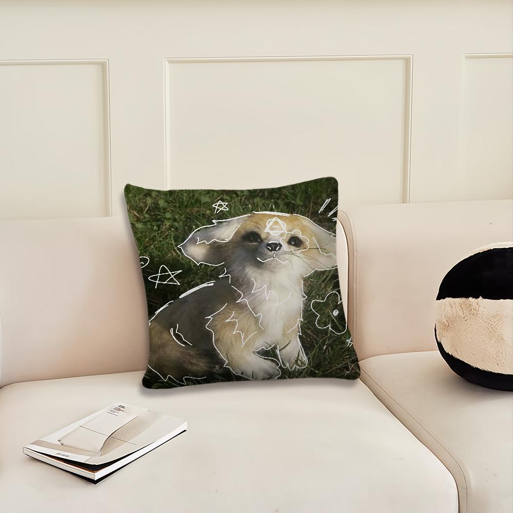 Cute Fox cushion cover Pillow Cover Decoration Room Home Sofa living Office Car Nordic Simplicity