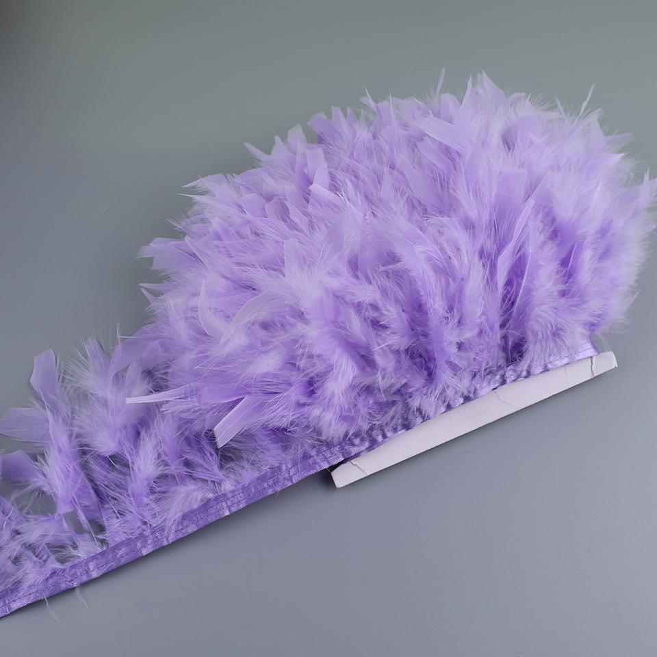 Feather10-15cm Marabou Feathers Trim DIY Wedding Turkey Feather Ribbon Crafts Sewing Clothing Party Plume Handmade Home Decor