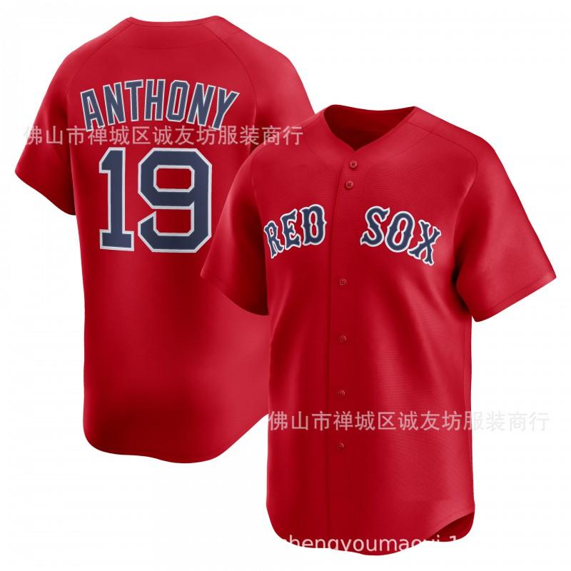 Embroidered Baseball Jersey Cap Red Sox 19 Anthony Unisex Sport Hat