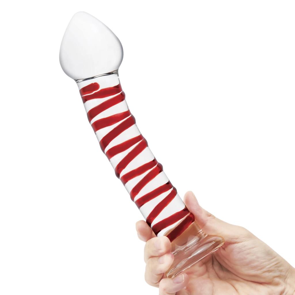 Glass dildo - Glas Mr. Swirly 20.3 cm
