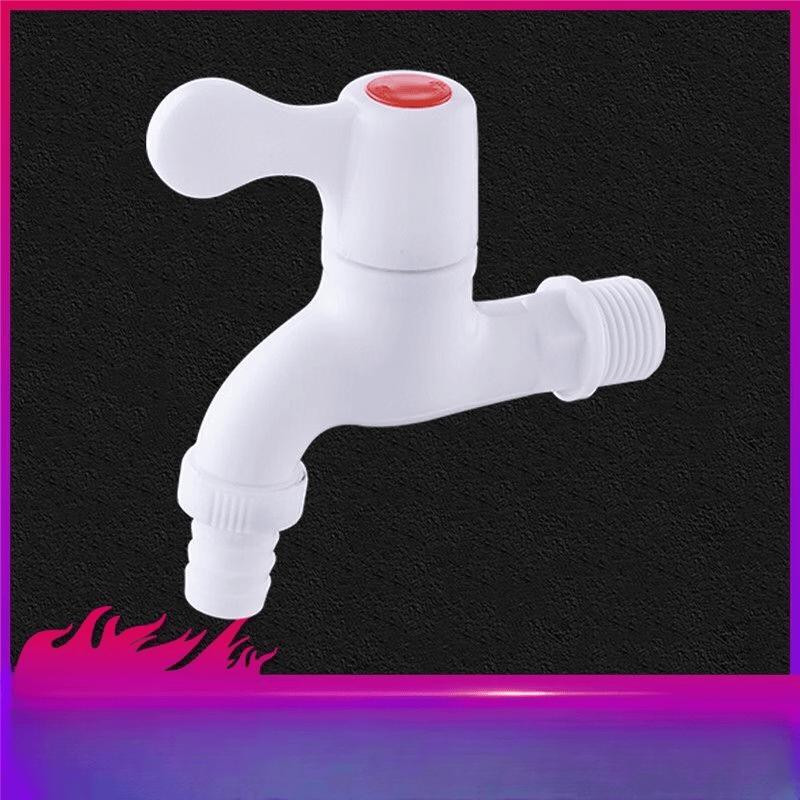 TLXT Kunststoff-Waschmaschinenhahn für den Außenbereich, 5er-Pack