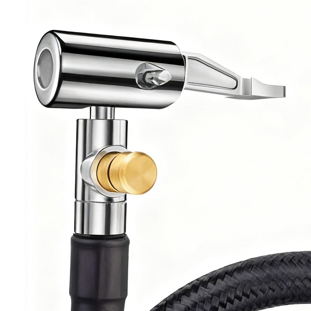 Auto-Reifenfüller-Schlauchadapter 55cm Kompressor-Futterventil-Düse 360-Grad-Drehung Reifenfüller-Schlauchersatz