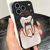 Tooth Dentist Pattern Soft Phone Case for iPhone 16 16E 17 Air 15 Pro Max 14 Plus 13 Mini 11 12 7 Black Cover Back Shell