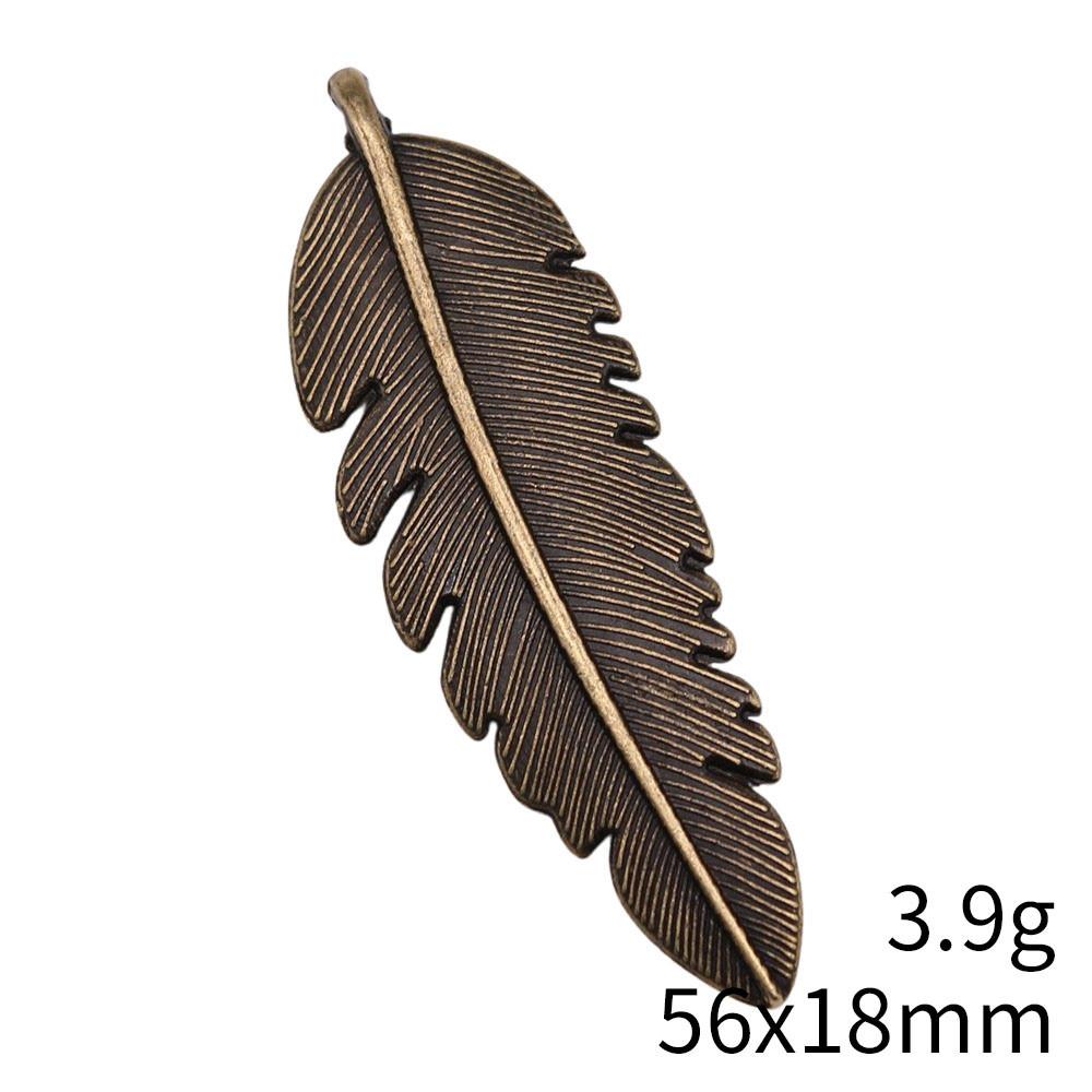 NewArrivals Charms Jewerly Making Feathers Leaf Charms Pendant Ornaments For Home Car Pendant