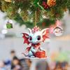 Festive Christmas Cartoon Dragon Car Interior Ornament Charming Acrylic Home Piece Decor