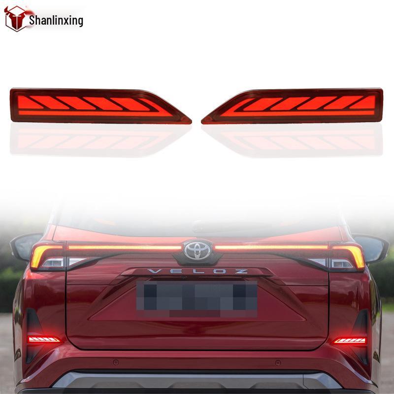 Compatible Rear Bumper LED Brake & Turn Signal Lights for 2021-2023 Toyota Veloz