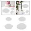 Cake Separator Plate Easy to Use Clear Multipurpose Reusable Baking Tool Cake Divider for Desserts Snacks Cupcakes Pies Cake