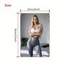 Fashion Fitness Woman Metal Poster Wall Decor