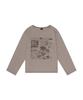 AAKAM Printed Long Sleeve Top (Beige)