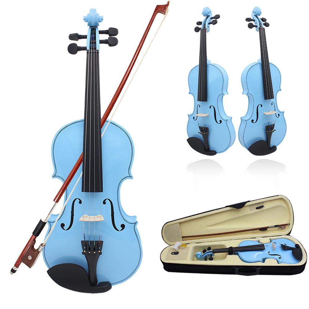 4/4 Solid Wood Beginner Violin Set for Adults and Children
