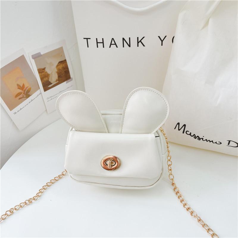 

Детская сумка милые кроличьи ушки сумка для девочек сумка-мессенджер 2025 новая мода принцесса маленькая сумка белый