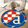 Kroatien Fußball Stuhlmatte Runder Teppich - Büroteppich, Maschinenwaschbar, Rutschfest, Geeignet für Wohnzimmer, Schlafzimmer