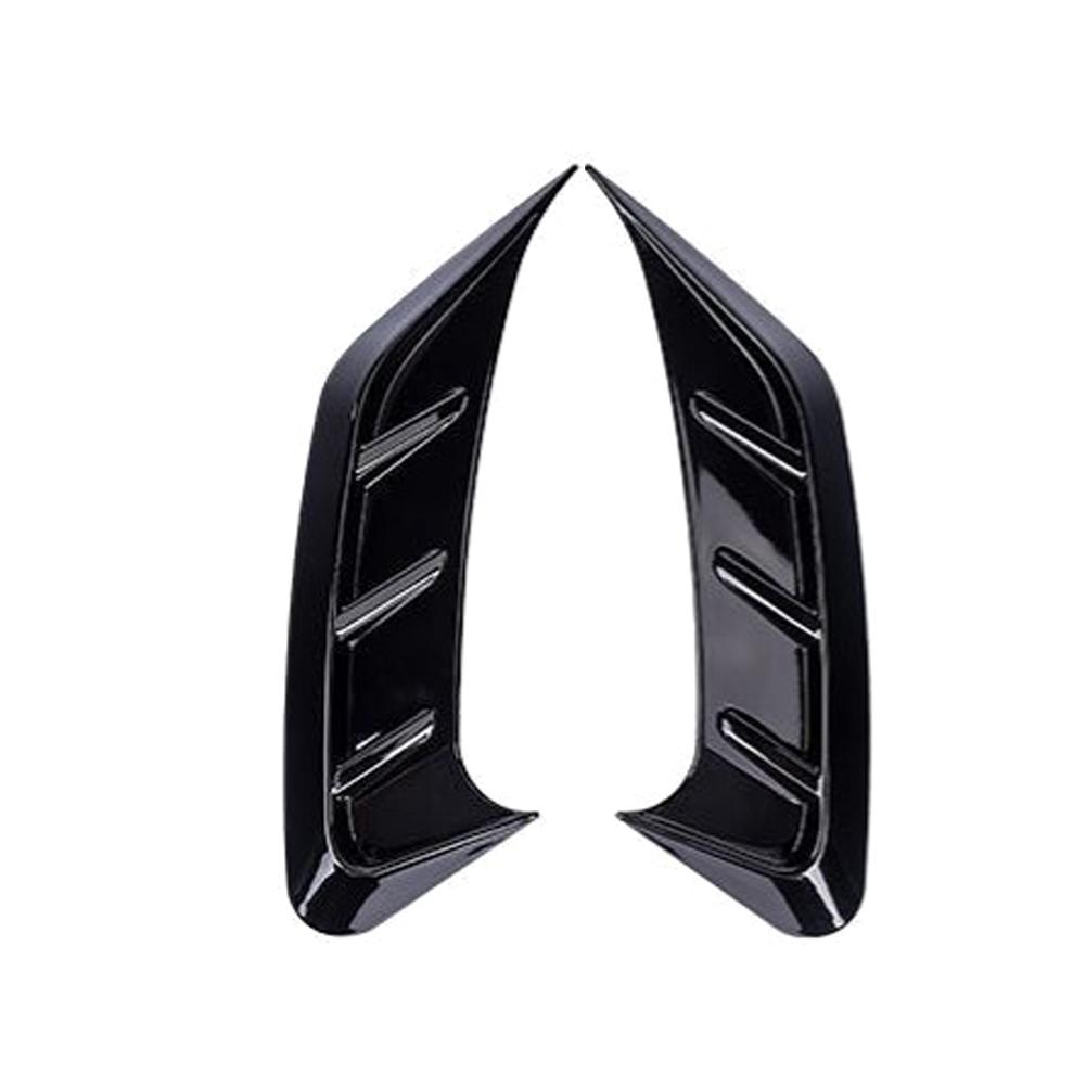 

2pcs Carbon Fiber Car Headlight Eyebrow Decals Adhesive Side Wind Blade Stickers Fender Tail Light Wrap Automotive Body Trim