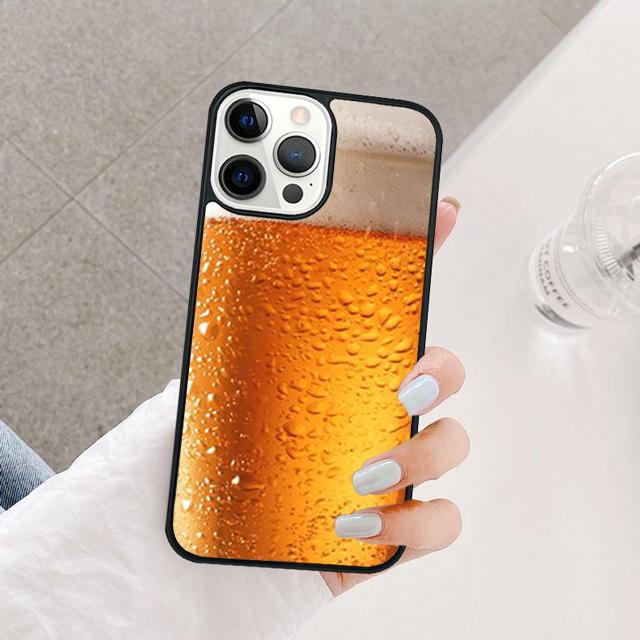 A Glass of Alcohol Beer Phone Case Cover For iPhone 17 Air 15 16 14 13 12 Pro Max 11 Pro Max Plus Coque Shell