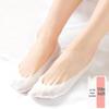 Women's Ice Silk Low Cut No-Show Striped Mesh Lace Boat Socks - Super Thin & Non-Slip
