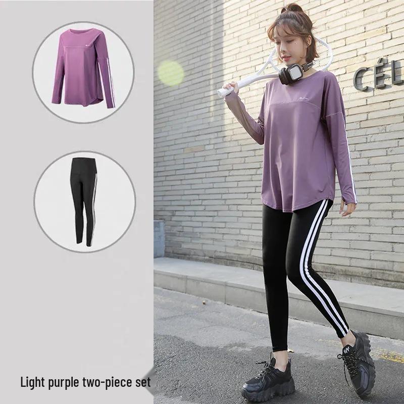 Women's Quick-Dry Autumn/Winter Running and Yoga Set for Outdoor Training