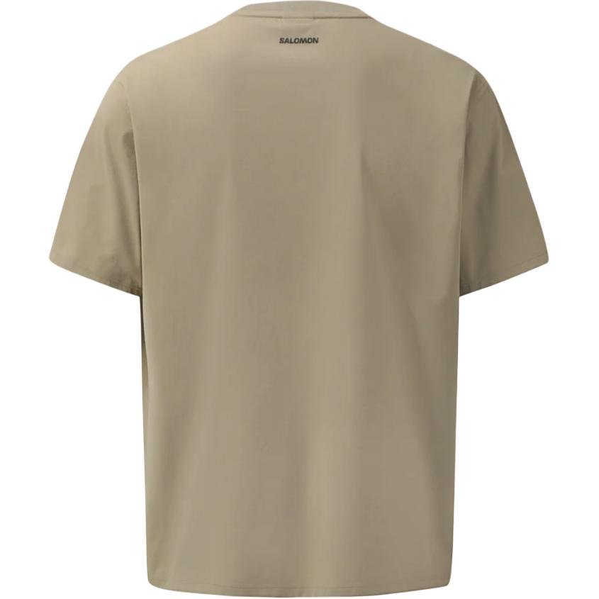 SALOMON T Shirts Unisex Khaki Crew Neck LD0044100