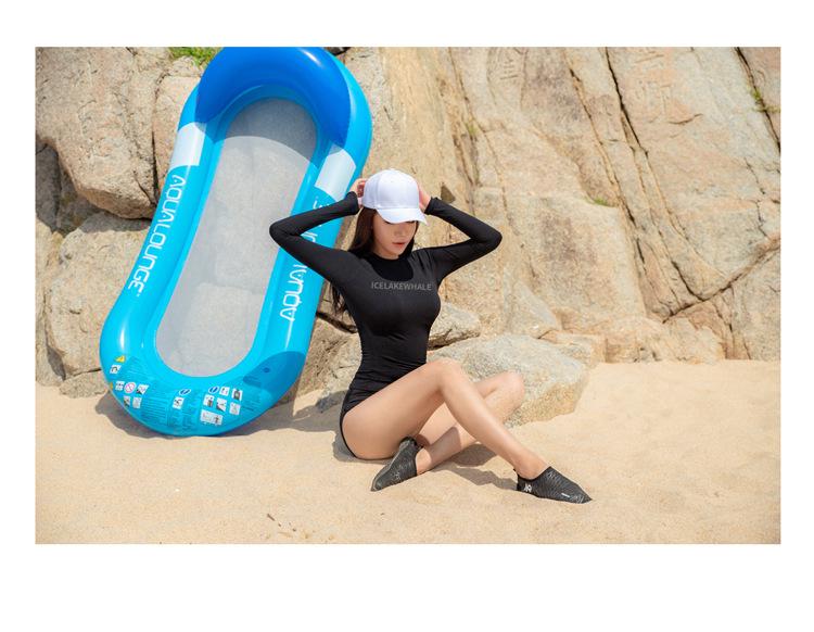 Women's Korean Jellyfish-Proof Long Sleeve Snorkeling Swimsuit – Split Set for Sun Protection and Surfing