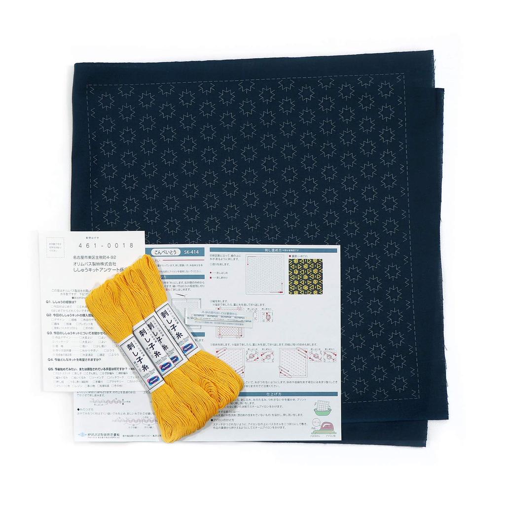 Olympus Thread Sashiko Kit Konpeito SK-414 (Indigo)