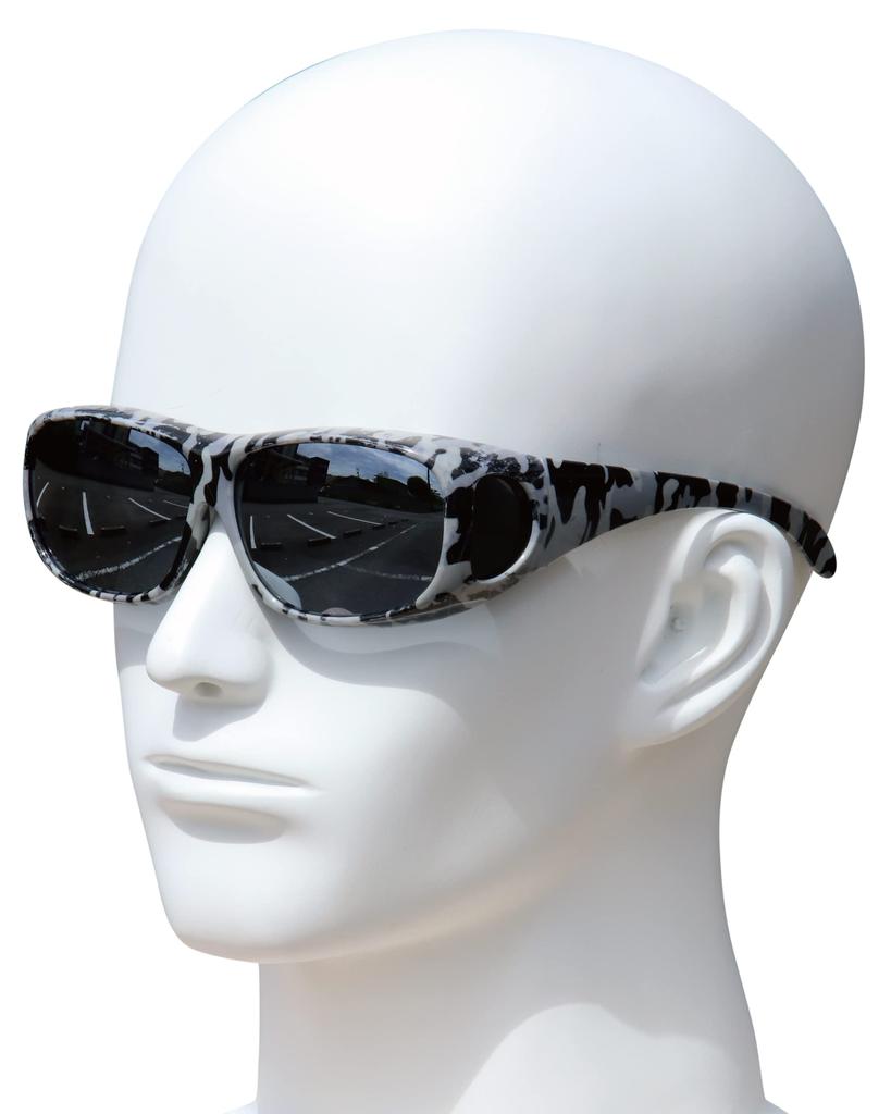 Zealot ZEOG01MLGRM Camouflage Pattern 8 for Men and Outdoor Gray Polarized Over-the-Eye Sunglasses, Colors, Polarized, Mirrored, Women, Fishing,