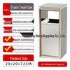 Stainless Steel Trash Can for Shopping Malls, Hotels, Offices, and Subway Stations