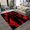 Horror Movie Scream Saw Halloween Cartoon Carpet Rug for Home Living Room Bedroom Sofa Doormat Decor,Area Rug Non-slip Floor Mat