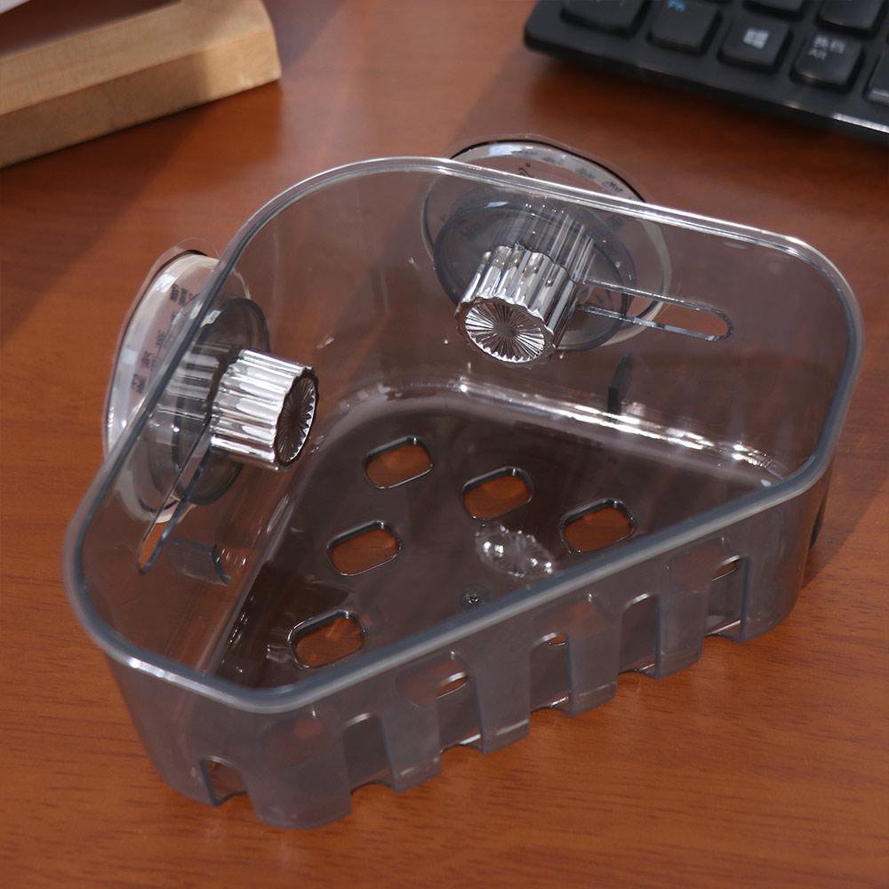 Multi functional Basin Corner Shelf Rotating Sponge Holder Sink Storage Basket  Laundry Room