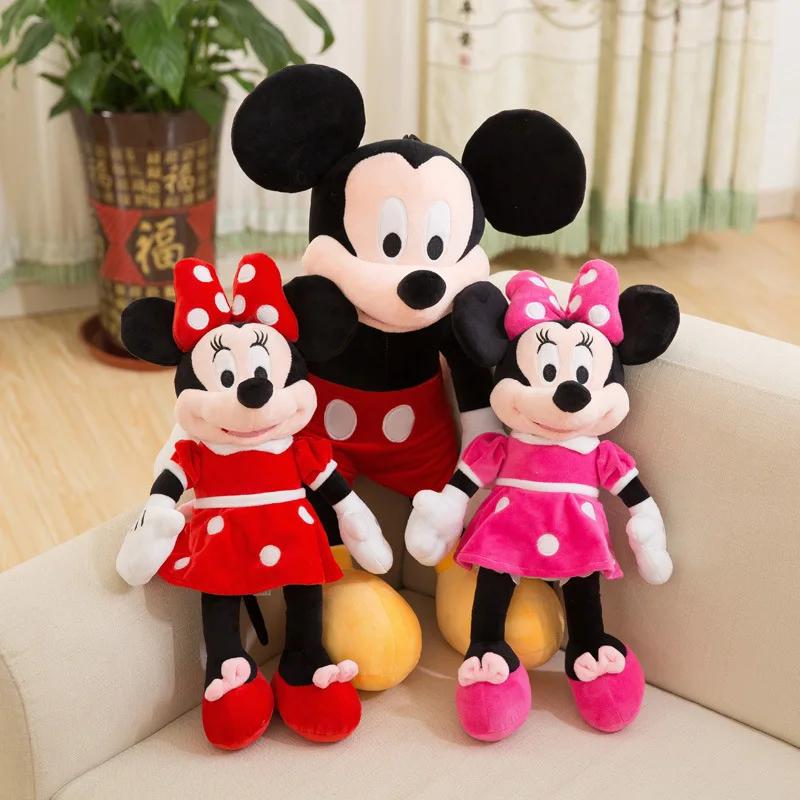 Minnie Plush Dolls Animal Stuffed Toys Birthday gift Christmas Gift for Kids Cute Mickey Minnie Presents