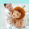 Cartoon Lion Plush Toy For Kid Soft Sleep Companion Gift Doll