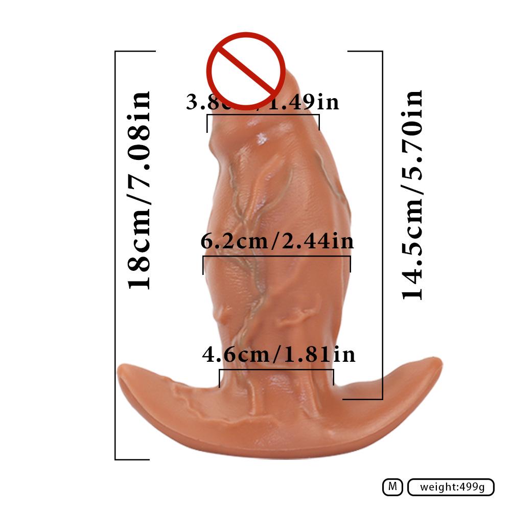 Realistic Wearable Silicone Dildo with Foreskin, Soft Veins, and Large Size for Men and Women