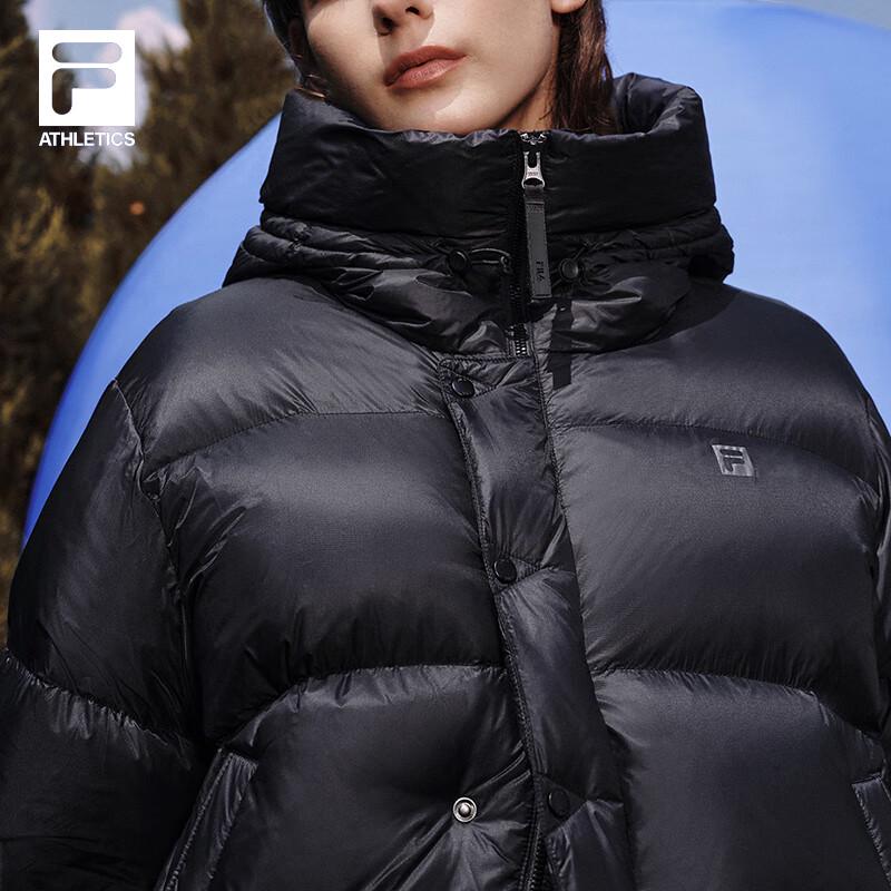 FILA Women's RGB Hooded Loose Fit Down Jacket
