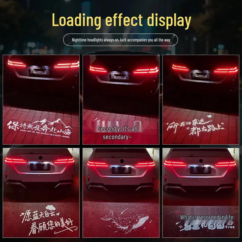 BMW License Plate Projection Lights: Compatible with 1, 3, 4, 5 Series, X1, iX3, X5, M3, M4 - Welcome Atmosphere Upgrade.